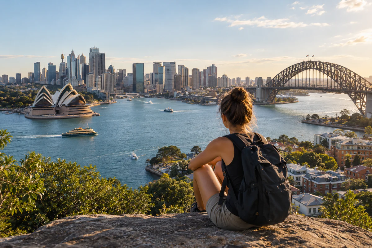 Elevated view of Sydney, Australia
