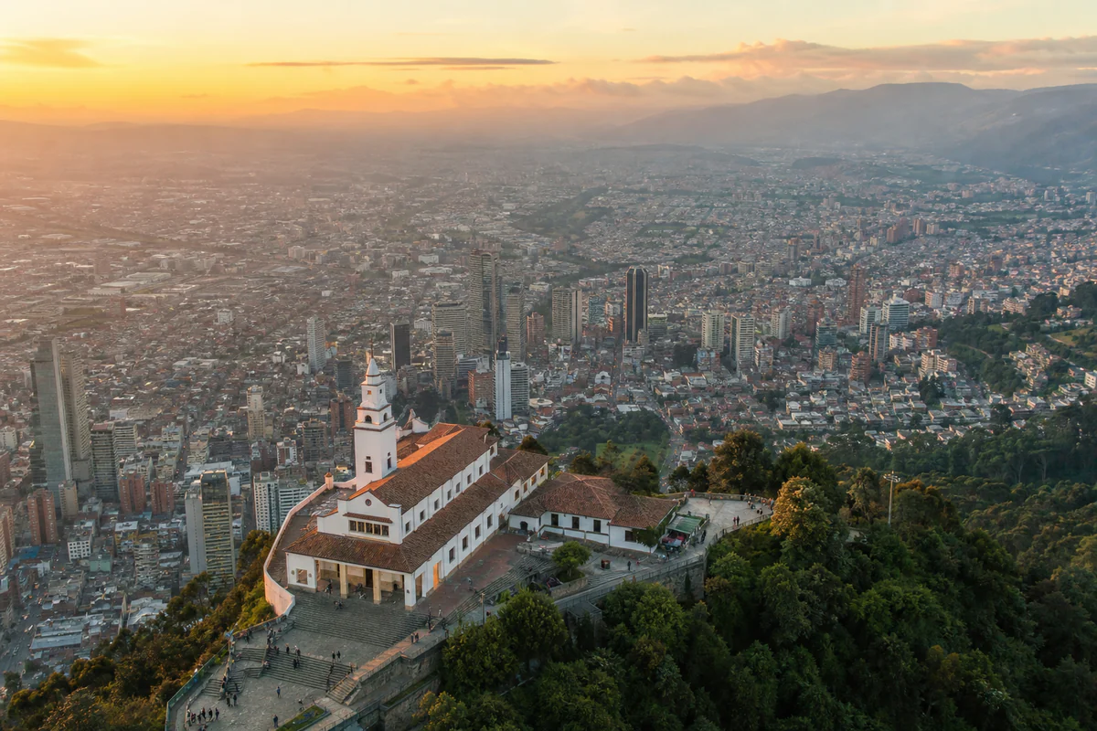 Aerial travel view of Colombia, illustrating Colombia Digital Nomad Visa: What Remote Workers Need to Track.