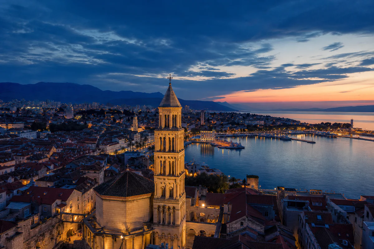 Aerial travel view of Croatia, illustrating Croatia Tax Residence: The 183-Day Rule Digital Nomads Misread.