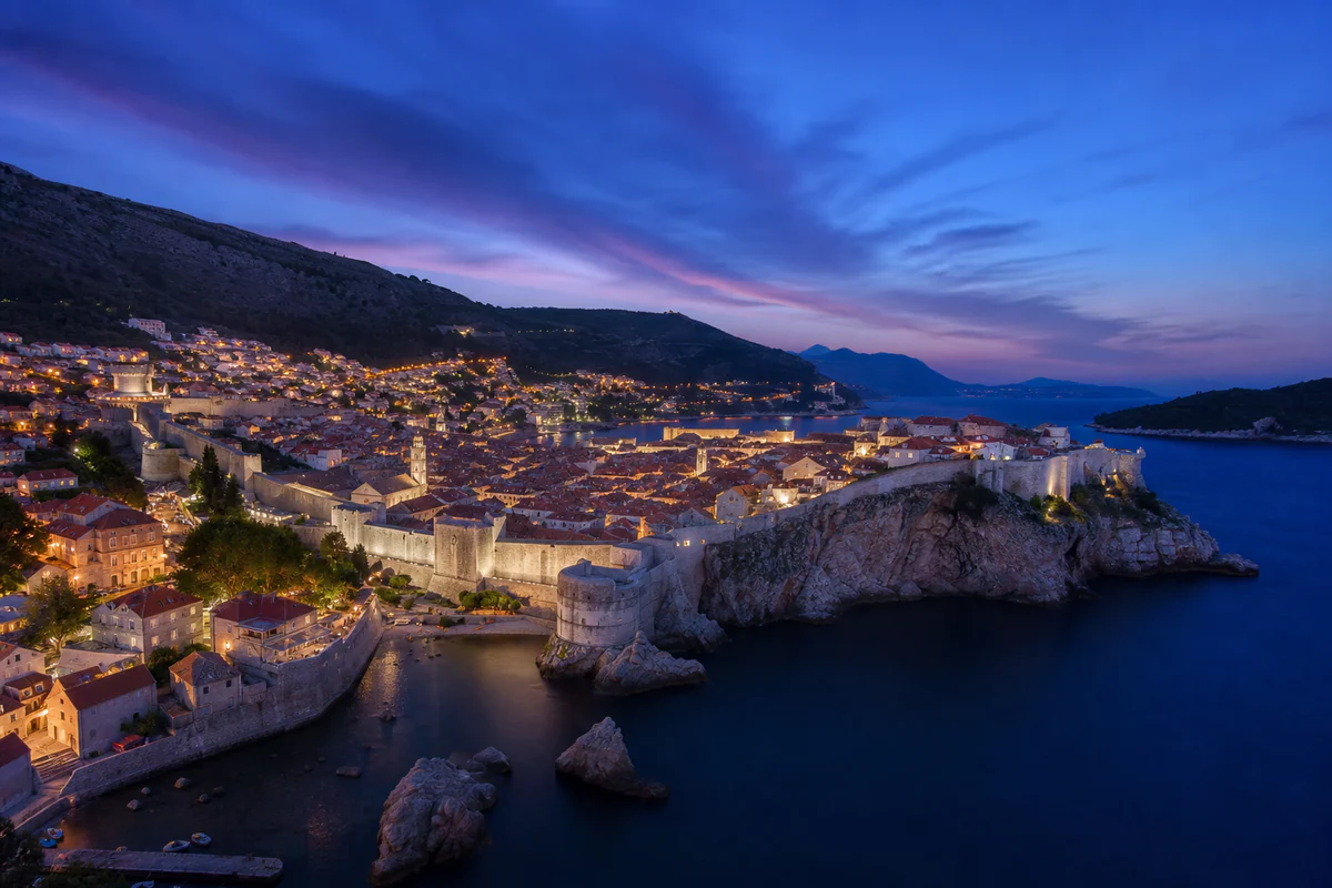 Aerial travel view of Croatia, illustrating Croatia Digital Nomad Stay and Schengen 90/180 Day Counting in 2026.