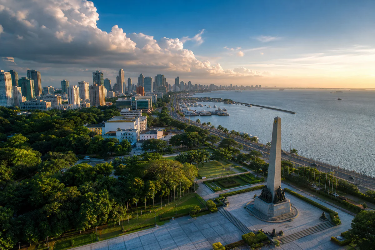 Aerial travel view of Philippines, illustrating Philippines Digital Nomad Visa: What Remote Workers Need to Track.