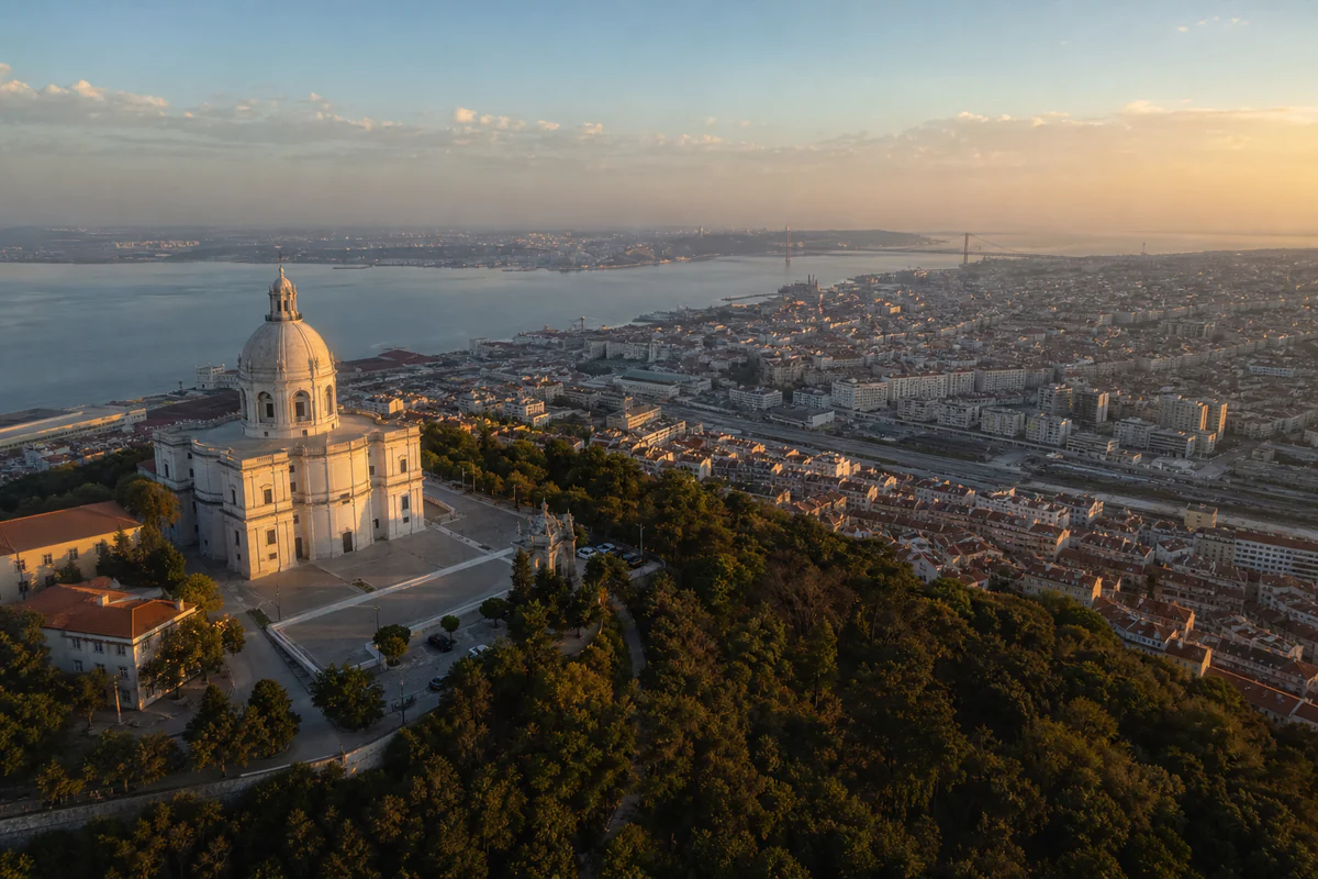 Aerial travel view of Portugal, illustrating Portugal NHR is dead. Here's what replaced it..