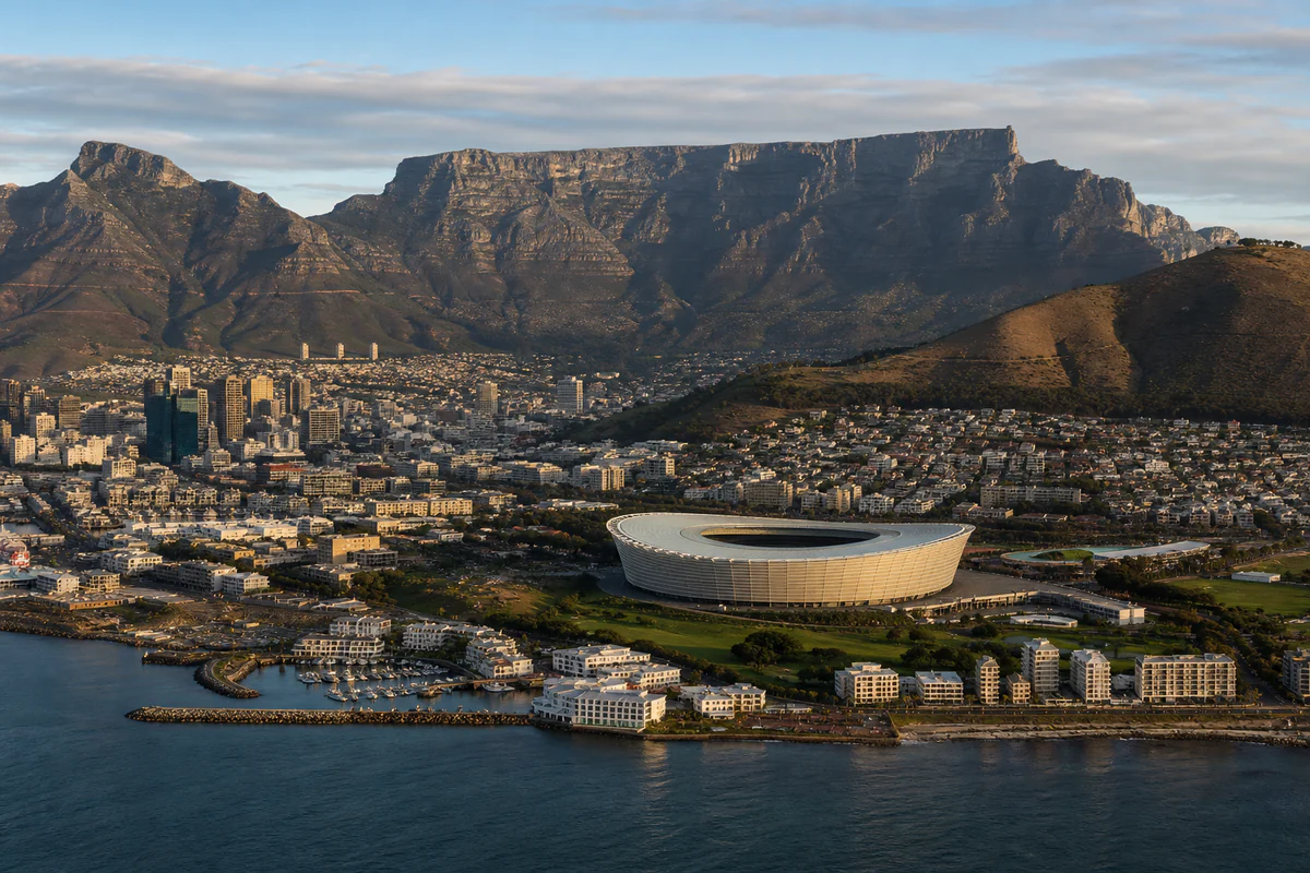 Aerial travel view of South Africa, illustrating South Africa Remote Work Visa: What Digital Nomads Need to Track.