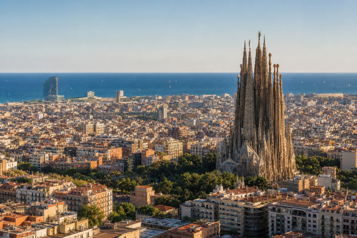 Aerial travel view of Spain, illustrating Spain 183-day tax residency rule: what you need to know.